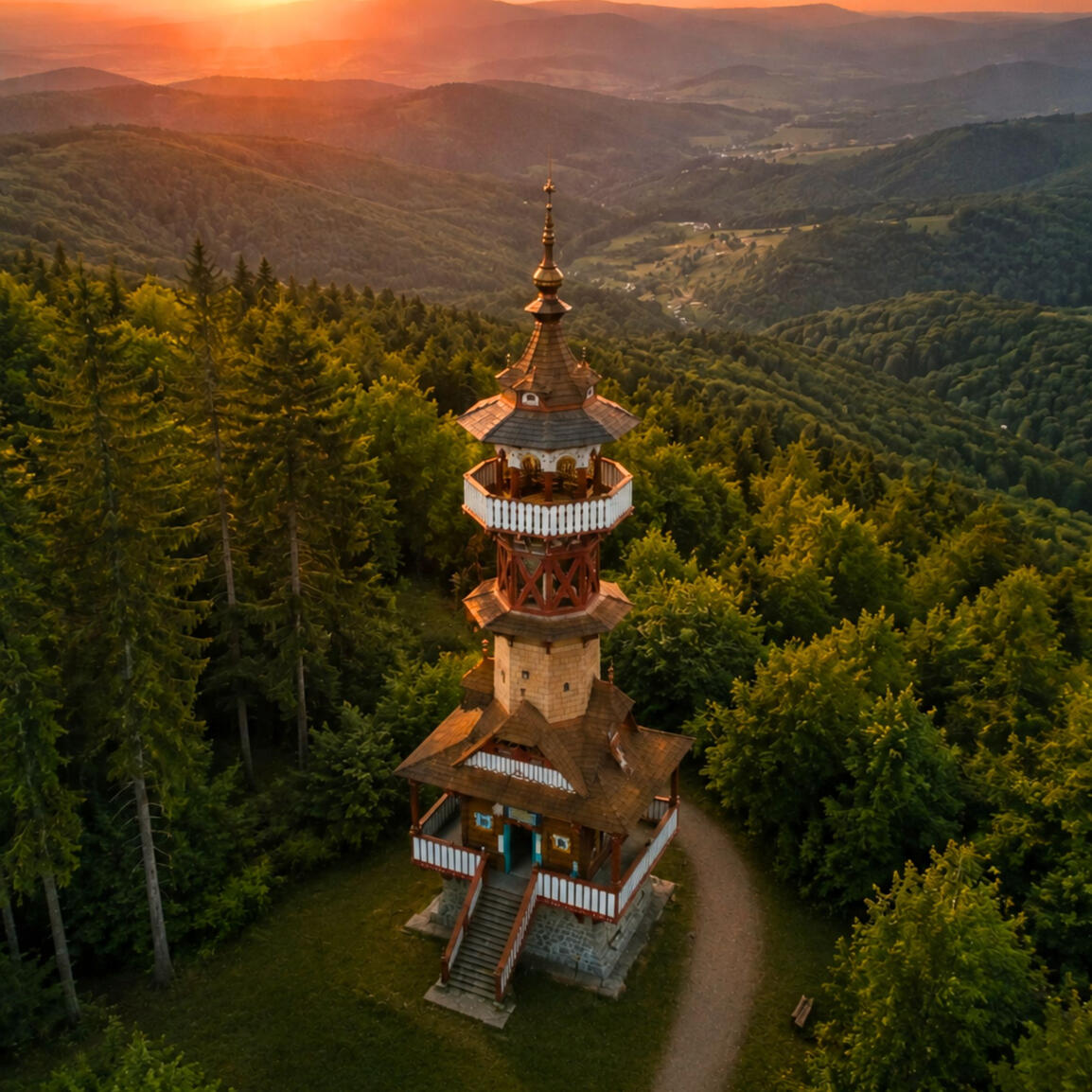 Jurkovičova rozhledna Rožnov p.R.